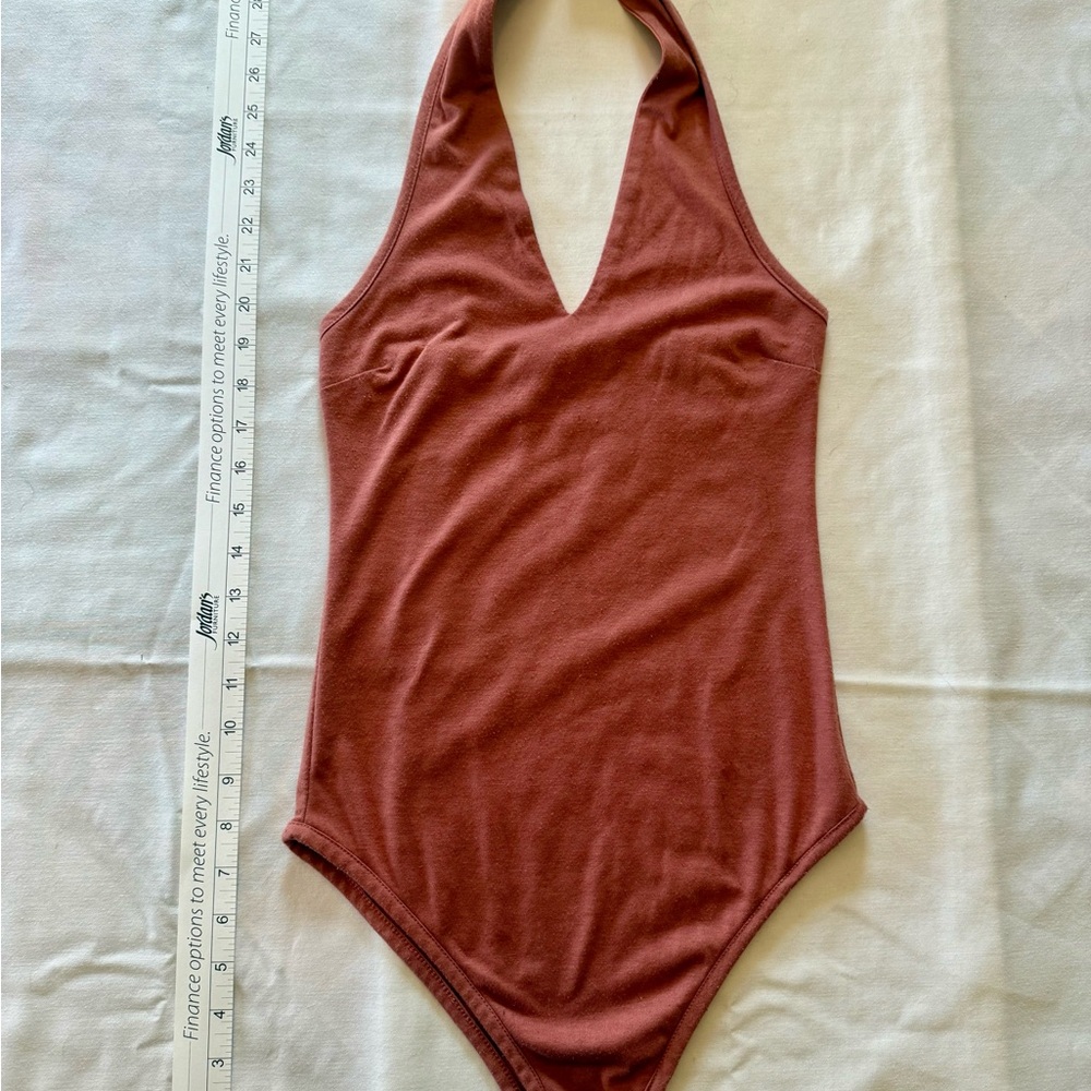 Streetwear Society Rust Halter Bodysuit